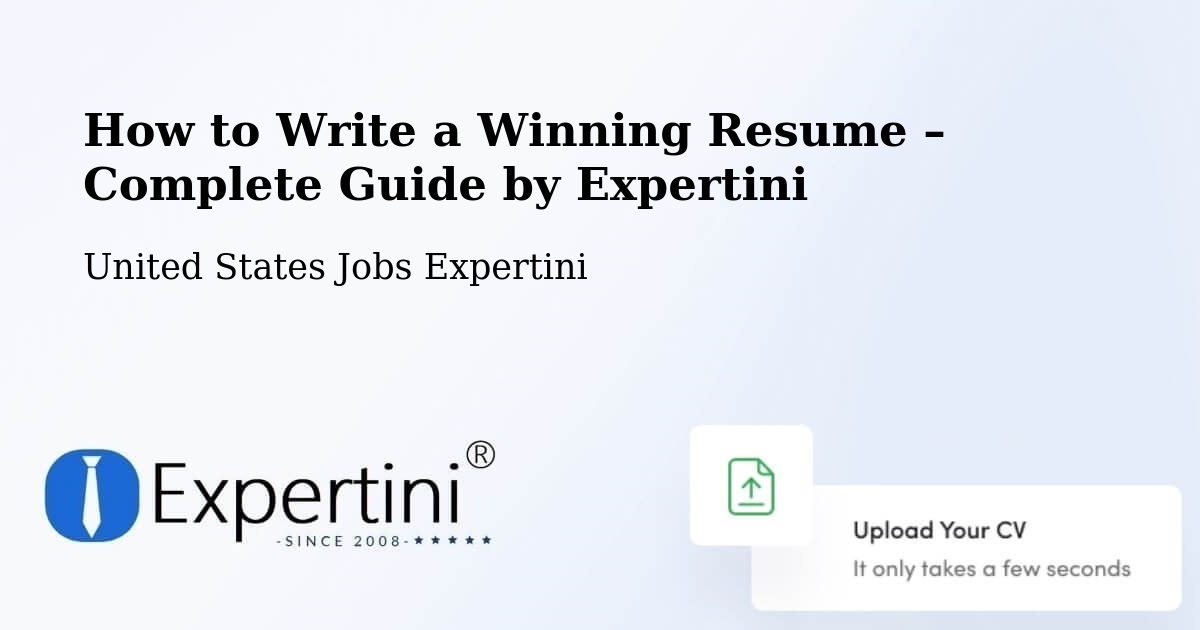 Resume Writing Guide for Job Seekers – Wayne County - Wayne County, United States Jobs Expertini